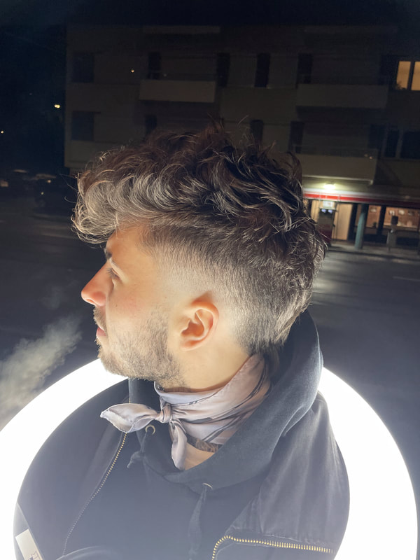 Men's haircut by Sylvan Warring, hair studio in Zürich