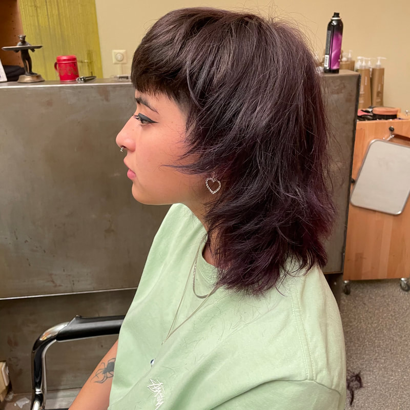 Women's haircut by Sylvan Warring, hair studio in Zürich